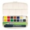 Portable 14 Colors Set, Watercolor Paint Set, Professional-quality for artists and crafters, AP-Certified, water colors for adult, Made in Japan